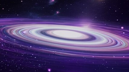 Poster - Spiral galaxy is swirling in the vast expanse of outer space, surrounded by countless stars, planets, and celestial objects