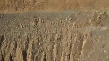 Poster - Wind and water have eroded the sandstone rock formations over many years, creating an abstract pattern of peaks and valleys