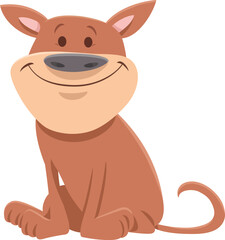 Wall Mural - cartoon dog or puppy animal character