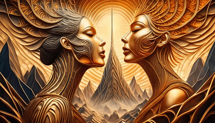 Wall Mural - Search for the Golden Spire