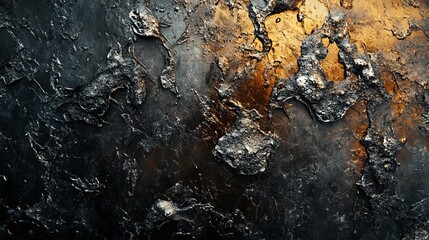 Wall Mural - Detailed shot of ice forming on a metal surface, with the cold, hard texture of the metal contrasting with the smooth ice. 4K hyperrealistic photo.