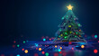 © Ramses - christmas tree with lights , technological style