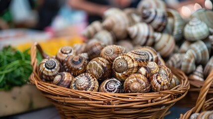 Snail dish sold in Welsh market