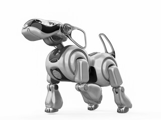 Sticker - cyber dog cartoon standing up