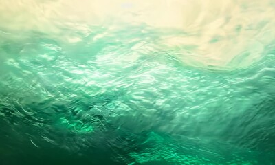 Poster - Subtle grainy gradient with light green and beige, Video