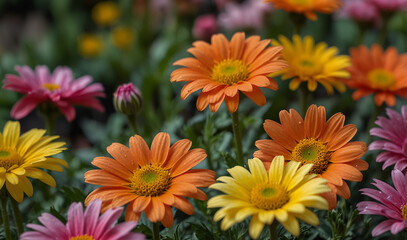 Wall Mural - beautiful flowers with best background 