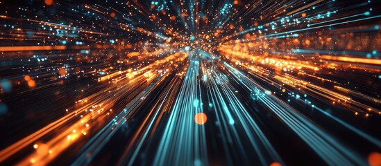 Poster - 3D Visualization of High Speed Internet Fiber Optic Connectivity Industrial Solutions for IoT Applications