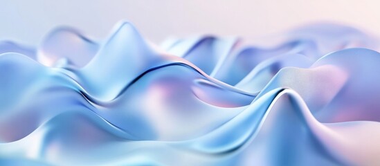 Poster - Soft blue gradient with a blurred effect providing a light tint perfect for background applications