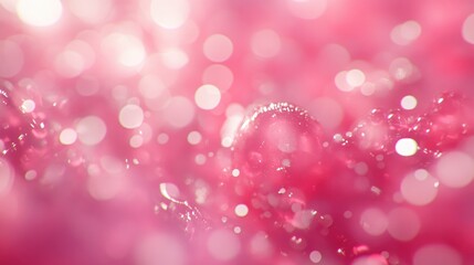 Poster - Soft pink bokeh backdrop