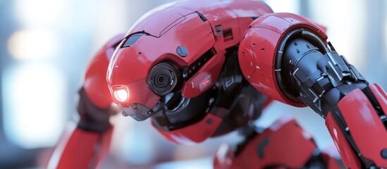 Poster - Red Robot Digital 3D Rendering