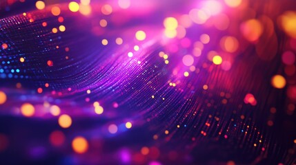 Poster - Vibrant abstract light patterns ideal for festive celebrations or as a screensaver featuring ample space for text