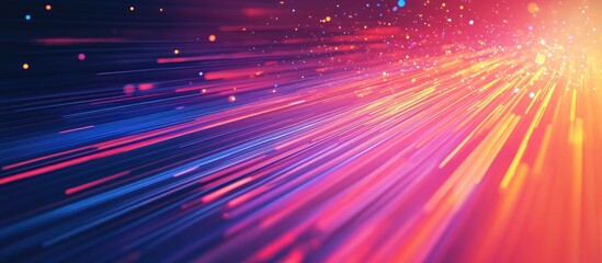 Poster - Abstract background with light gradient and motion blur Colorful lines create a textured wallpaper effect