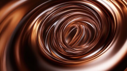Poster - Brown circular motion blurred background
