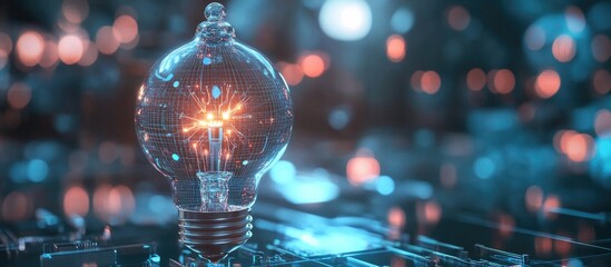 Poster - 3d render illustration of an intelligent energy management device on a clean background