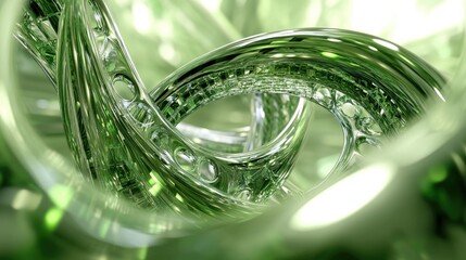 Poster - Green Abstract Design 5