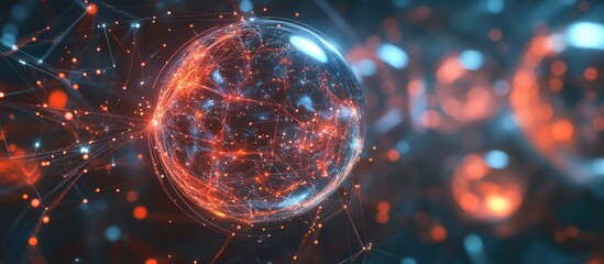 Aufkleber - The idea of leveraging AI technology to enhance the management of a thriving business