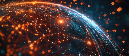 Poster - Connecting and exchanging within a global network utilizing cloud data and high speed wireless technology for economic scientific and financial growth