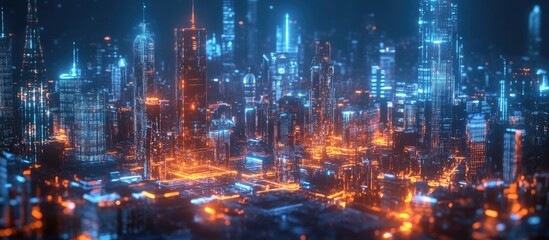 Poster - Smart cities and communication networks Digital transformation and the role of IoT Internet of Things and ICT Information Communication Technology