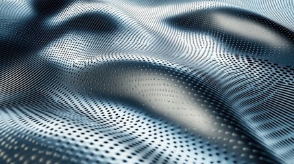 Poster - Abstract texture of real stainless steel featuring a metallic surface commonly found in industrial equipment