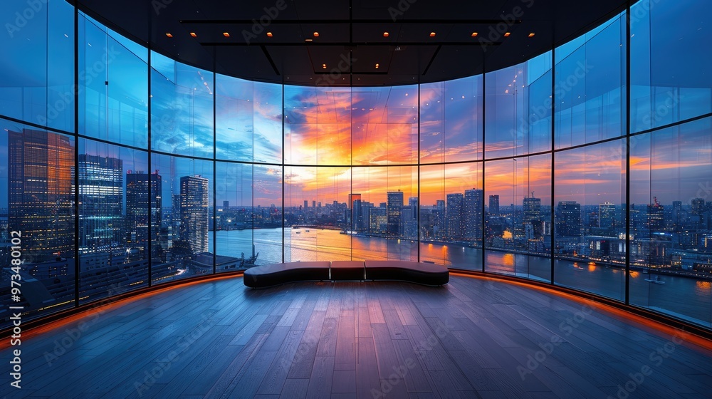  Journalistic hub: the newsroom background, illustrating the fast-paced atmosphere where news is gathered, verified, and delivered.