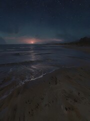 Canvas Print - sunset on the beach