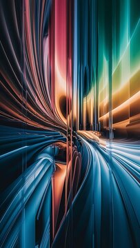 Vertical motion blurred abstract background