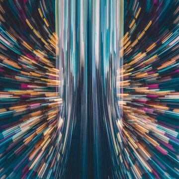 Vertical motion blurred abstract background