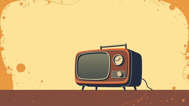 retro vintage sunset background