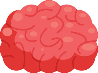 Poster - This illustration features a human brain, representing concepts like intelligence, creativity, and cognitive function