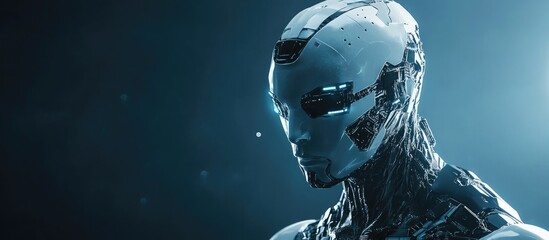 Poster - Cybernetic humanoid figure