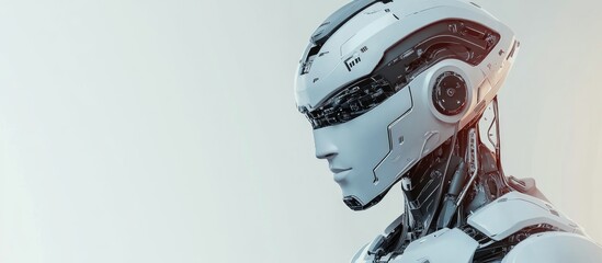 Poster - Elegant 3D rendering of a sophisticated male robot