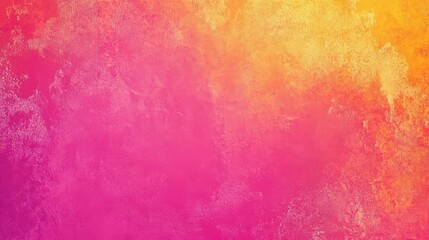 Wall Mural - Abstract colorful background with a gradient of pink, orange, and yellow.