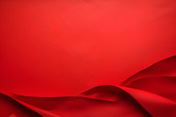 Canvas Print - red background with ribbon