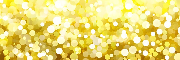 Poster - Abstract Yellow Bokeh Background