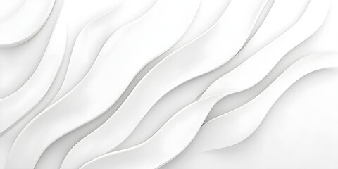 Sticker - Abstract White Curved Lines Background