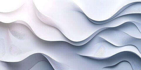 Sticker - Abstract Gray Wavy Background