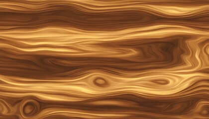 Wall Mural - Abstract Wood Texture with Wavy Lines and Knots