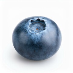 Poster - a one single blueberry isolated on white