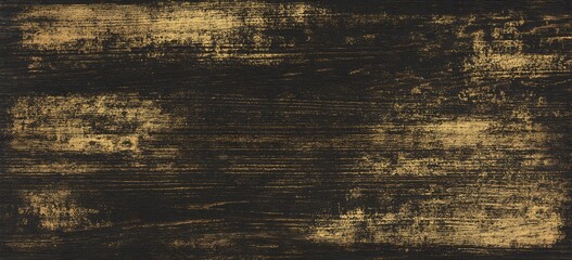 Wall Mural - Black and Gold Wood Texture