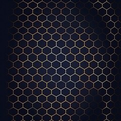 Wall Mural - Stylish hexagonal line pattern background 