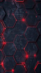Wall Mural - Stylish hexagonal line pattern background 