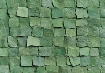 Wall Mural - Green Stone Wall Texture