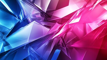 A close up of a colorful abstract background with a lot of glass, colourful 3d crystals, flashy modern background