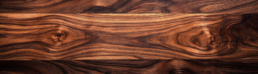 Poster - Close-up of a richly textured wooden surface with vibrant grain patterns, showcasing the natural beauty and intricate details of the wood.