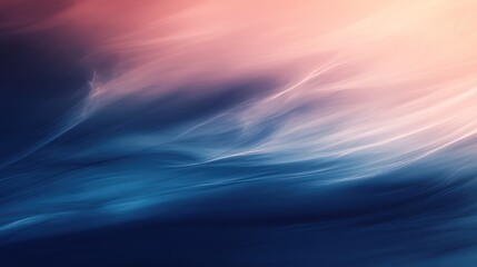 Wall Mural - Abstract blue and pink background with soft, blurry lines.