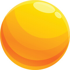 Poster - bright yellow sphere is glowing with warm light, creating a cheerful and inviting atmosphere