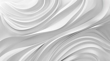 Poster - White background abstract with wavy line 