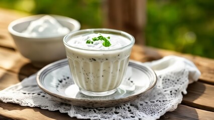 Wall Mural -  Deliciously refreshing dessert ready to be savored