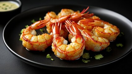  Deliciously cooked shrimp ready to be savored