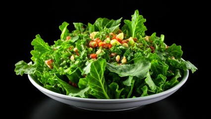 Wall Mural -  Fresh and vibrant salad ready to be savored